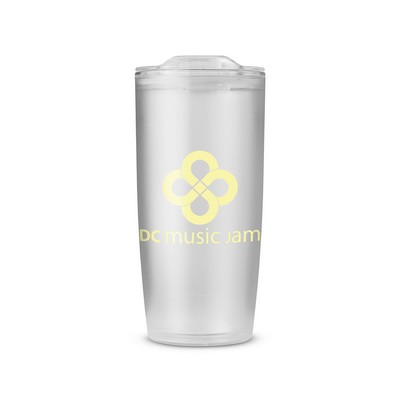 USA Made 22oz Frosted Double-Wall Insulated Tumbler