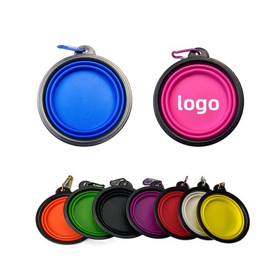 Collapsible Silicone Dish For Pet Food Waste