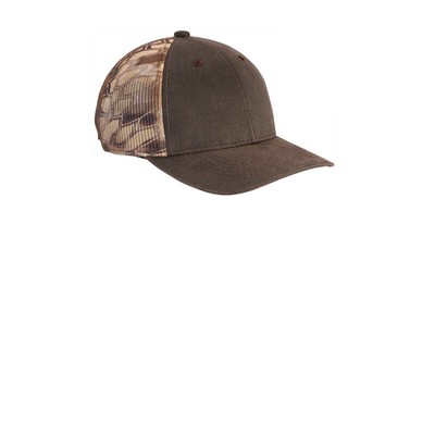 Port Authority Pigment Print Camouflage Mesh Back Cap
