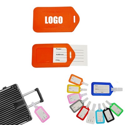 Custom Plastic Luggage Tag Minimum Order 100 Pieces