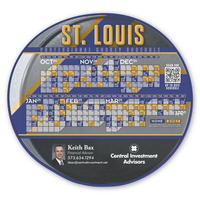 Hockey Puck Schedule