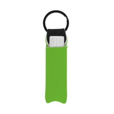 Neoprene Lip Balm Sleeve Pocket with SPF 15 Lip Balm