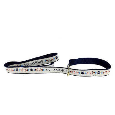 1" X 72" Woven Slip Leash w/ Gold Colored D-Ring - "Elite" Weave