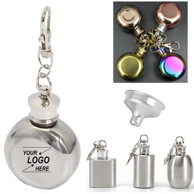 1oz Stainless Steel Pocket Hip Flask