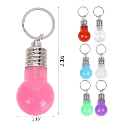 Light up Toys Ornaments Led Mini Bulb Keychain Key Chain Wallet Keychain LED Flashlights