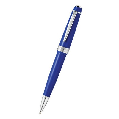 Cross® Bailey Light™ Polished Blue Resin And Chrome Accents Ballpoint Pen