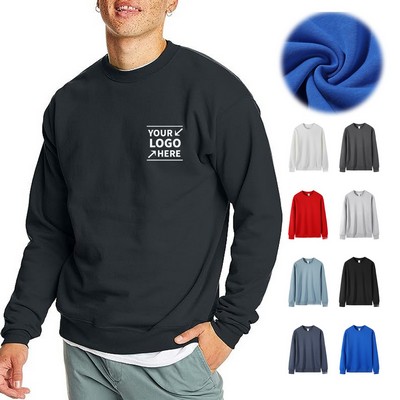 Autumn Winter Men's Cotton Long Sleeve Crewneck Sweatshirt