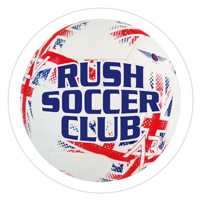 Circle Sticker | 1 1/2" dia. | White Vinyl | Permanent Adh Back | Digital