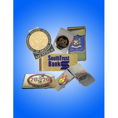 1/2" Soft Enamel Money Clip