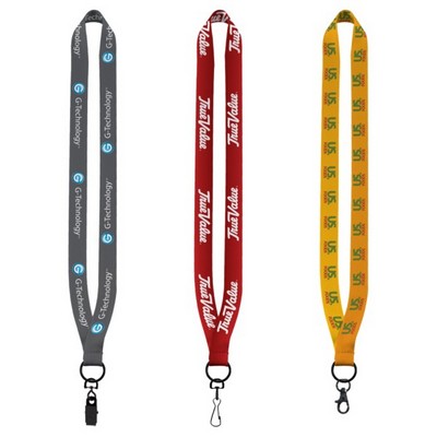 3/4" Polyester Dye Sublimated Lanyard