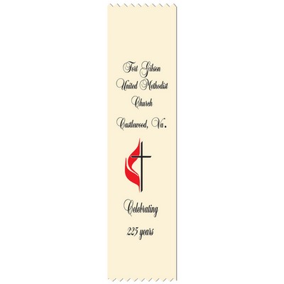 Custom Printed Pinked Top Multicolor Ribbon (2½"x10")