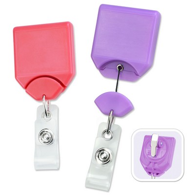 B-Reel (TM) Blank Promotional Twist-Free Badge Reels, standard belt clip