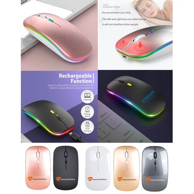 Promotek iBank® LED Wireless Mouse with Built-in rechargeable battery