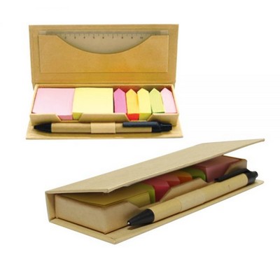 Sticky Note Set w/Pen & Ruler