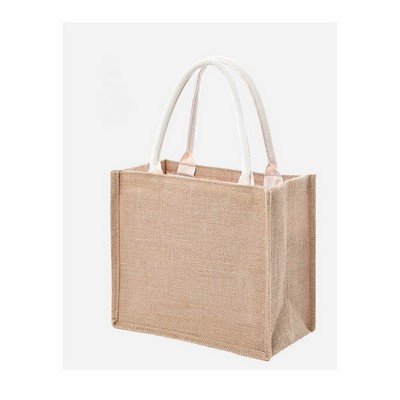Carry-on jute bags for DIY