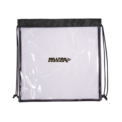 All Access Clear Stadium Drawstring Bag