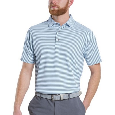FootJoy Men's ProDry Performance MultiStripe Stretch Pique Shirt