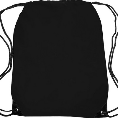 Black Trim Drawstring Bags