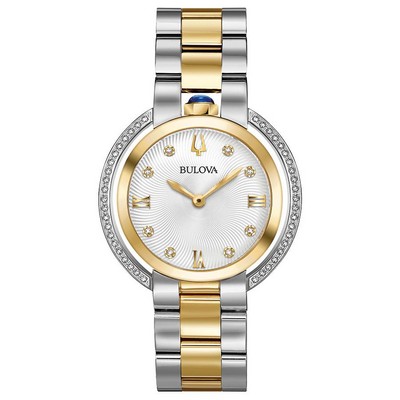 Bulova Watches Ladies' Rubaiyat Bracelet Watch w/Diamond Case
