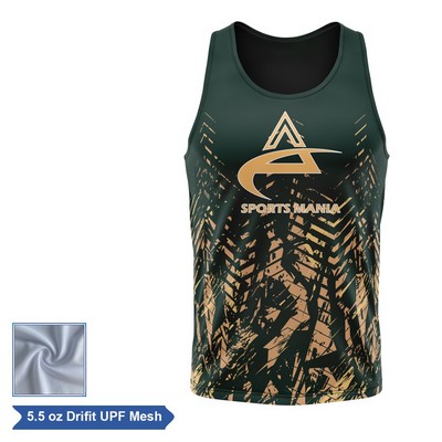 Sublimation UPF Mesh Basketball Tank - Men Women Kids