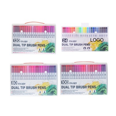 Dual Brush Marker Pens