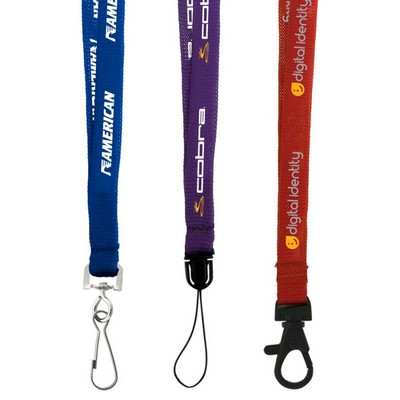 3/8" Euro Soft Lanyard (Factory Direct) 10-12 Weeks Ocean