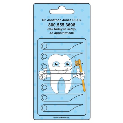 Tooth Pick Card w/7 Picks