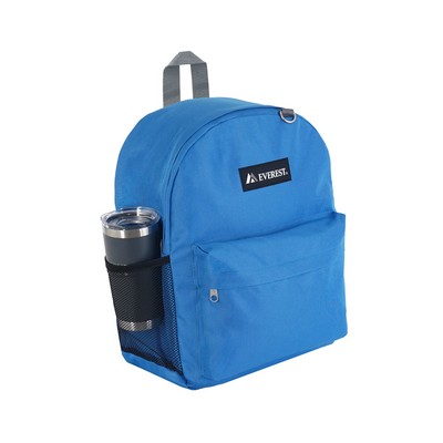 Classic laptop backpack w/ dual side mesh pockets