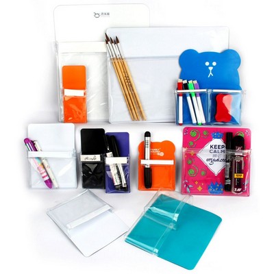 PVC Storage Holders For Refrigerator w/Strong Magnetic Back