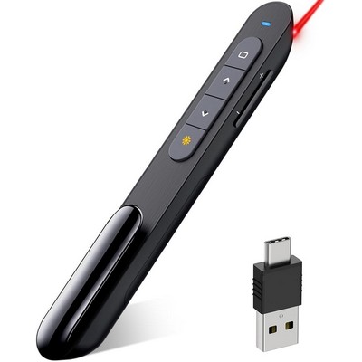 Wireless Battery Remote Clicker with Hyperlink Volume Control