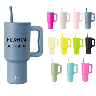 30 Oz. Simple Modern® Trek Tumbler w/Handle And Straw Lid