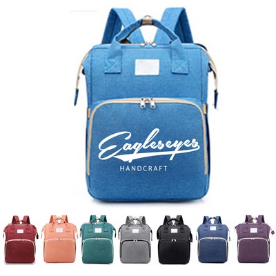 Diaper Backpack with Changing Station
