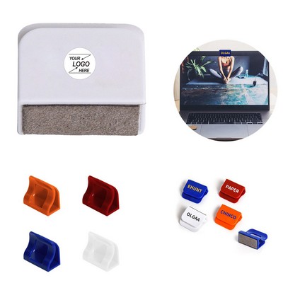 Web Cam Privacy Cover Modern with Screen Cleaner Laptop Accessories