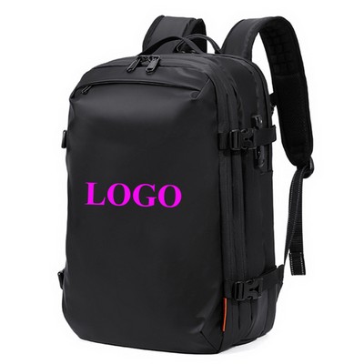 Vacuum Travel Backpack W/ 180°Zippered Opening