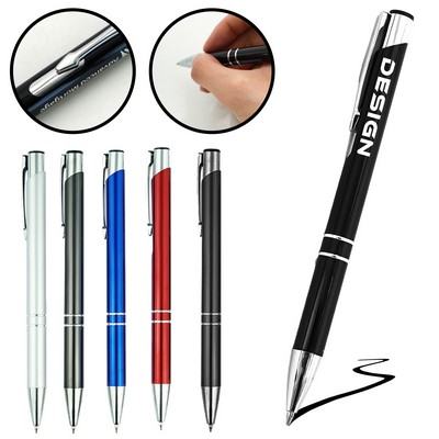 Aluminum Click Action Ballpoint Pen MOQ50pcs