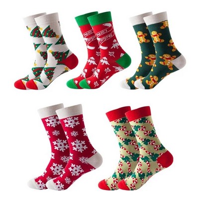 Custom Knit Cotton Crew Business & Dress Socks