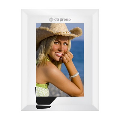 Clear Beveled Glass 4" x 6" Frame