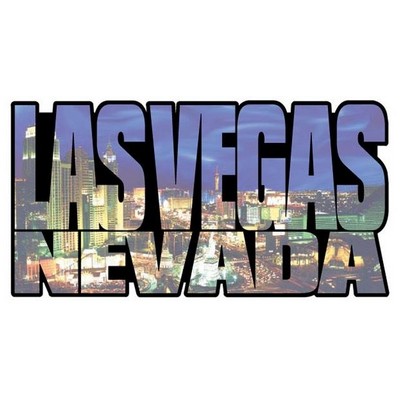 LV City Scape Magnet on Full Magnetic Back (3 Square Inch)