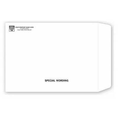 White Mailing Envelope (Open End)
