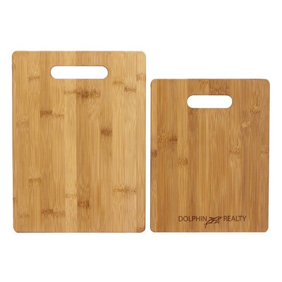 2-Piece Bamboo Cutting Board Set (13" x 9½" & 11" x 8½")