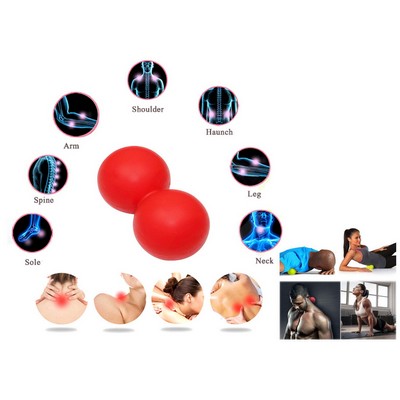 Promotek iBank® Exercise Double Massage Ball (Red)
