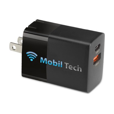 Poseidon Dual Port USB-C Wall Charger