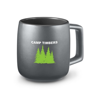 15oz Geo Square Handle Ceramic Mug