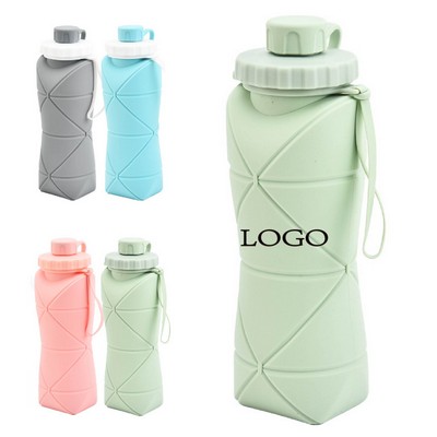 20OZ Collapsible Silicone Water Bottle