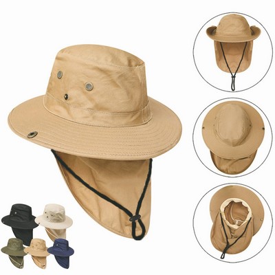 Adjustable Bucket Safari Boonie Sun Hat