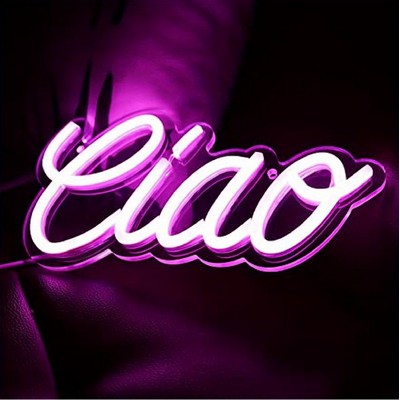 12 Inches Neon Sign Custom LED Night Club Sign LED Glow Sign Custom Text Sign
