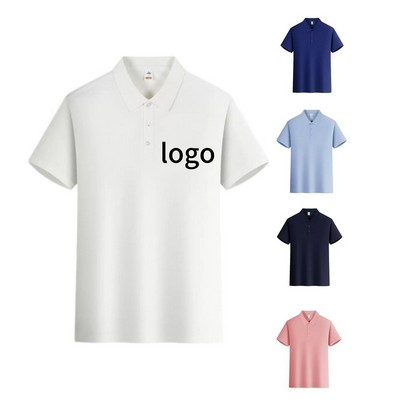 Polo Shirt with Turn-down Collar Work Clothes