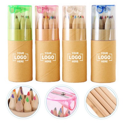 Premium Colored Pencil Set with Built-In Sharpener