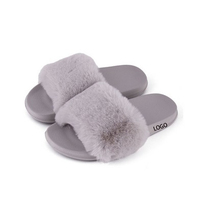 Unique Summer Slippers W/ Plush Upper