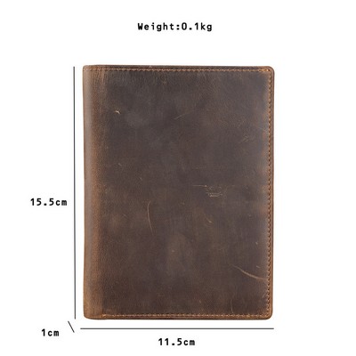 Leather Passport Holder Travel Wallet